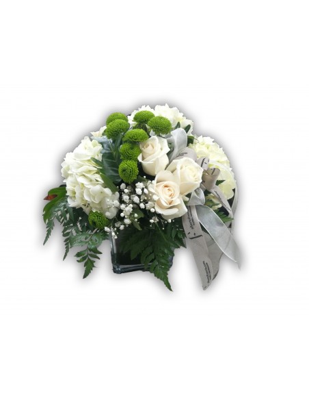 Bouquet of 6 white roses