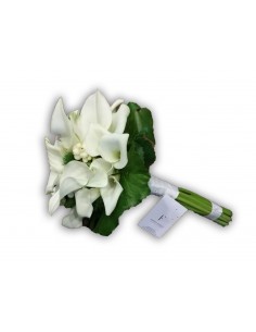 Strauß weißer Calla-Lilien