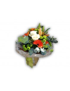 Bouquet of gerberas and roses