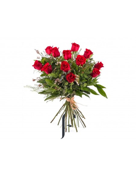 Bouquet 12 Red Roses Valentine's Day