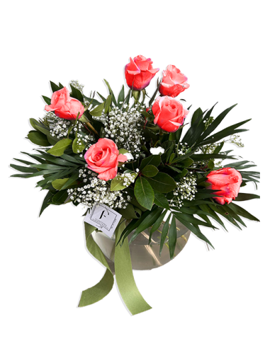 Strauß aus roten Rosen