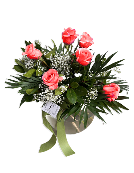 Strauß aus roten Rosen